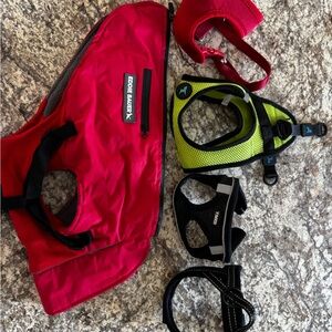 Eddie Bauer Red and Black Dog Vest